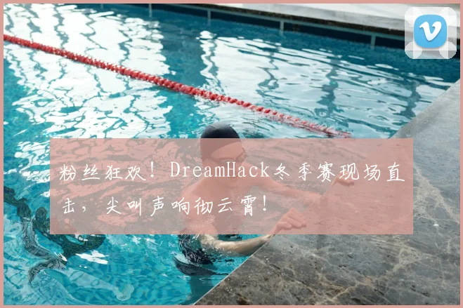粉丝狂欢！DreamHack冬季赛现场直击，尖叫声响彻云霄！